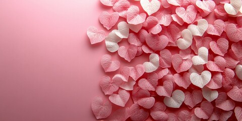 Obraz premium A candy heart border frame, perfect for Valentine's Day, romantic promotions, and creative designs.