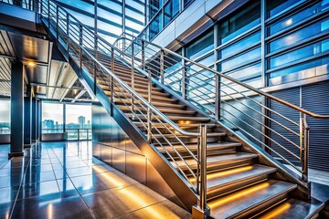 Modern Stainless Steel Staircase Architecture - Contemporary Design