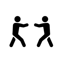 Fight icon. combat icon vector