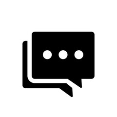 Chat icon. chat bubble icon