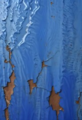 blue paint on the wall