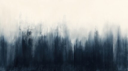 Fototapeta premium Abstract gradient painting with soft black and white ombre brushstrokes