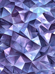 Fototapeta premium Abstract purple and blue crystal facets.