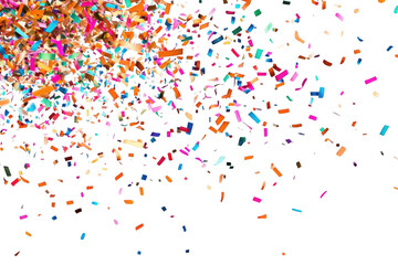 Colorful Confetti Falling Gracefully Celebration Fun Party Festive Joyful Holiday Cheerful Decorated Event Happiness Festive Atmosphere Excitement