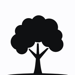 Minimalist Tropical Tree Silhouettes: Vector  Art for Architecture and Landscape Design