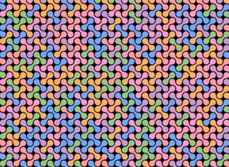 Abstract simple pattern with connected balls