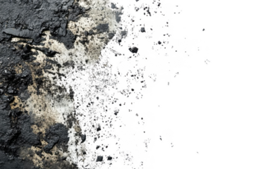 Dark Matter Disperses into Particles on Black Background, Universe Theme