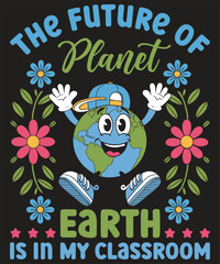 Earth Day T-shirt, Environmental tshirt, Floral Earth, Flower Planet Tee, Earth day Tshirt, Make Everyday Earth Day shirt,, Earth Lover Shirt, Save The Planet, Recycle, Environment Day, Climate Change