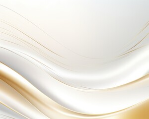 Abstract gold wavy hairline frame background
