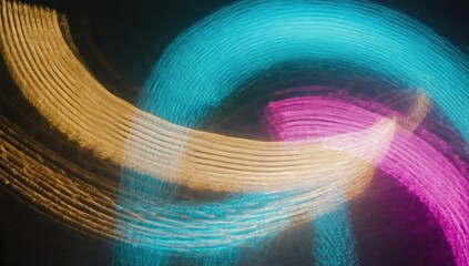 Surreal bokeh lights in gold, teal, and fuchsia, soft dreamy atmosphere, out-of-focus texture