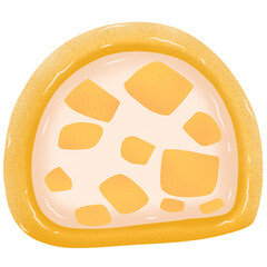 Mango Mochi Illustration