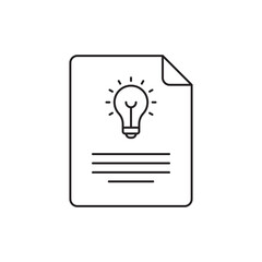 Concept icon outline