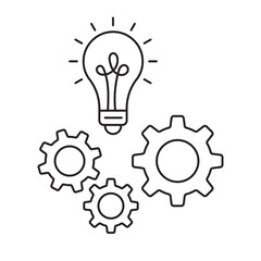 Concept icon outline