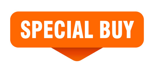 special buy sticker. special buy sign on transparent background
