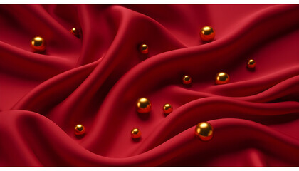 silky red background cosmetic luxury