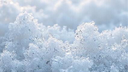 Fototapeta premium Shimmering sugar crystals under soft light