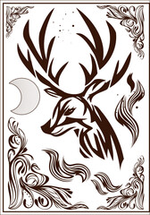 鹿の不思議なカード