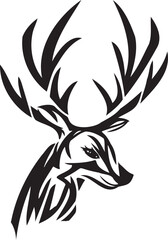 鹿のトライバルマーク