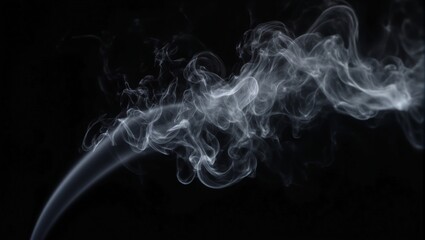Ethereal steam tendrils against dark backdrop