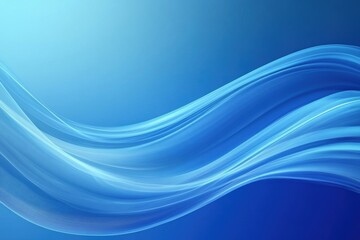Modern Abstract Blue Artwork with Flowing Lines, Smooth Gradient Waves, and Minimalist Design for Creative Backdrops and Contemporary Inspirations