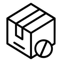 out of stock icon
