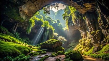 Stunning Lapinha Cave Entrance, Brazil: Dramatic Landscape Photography