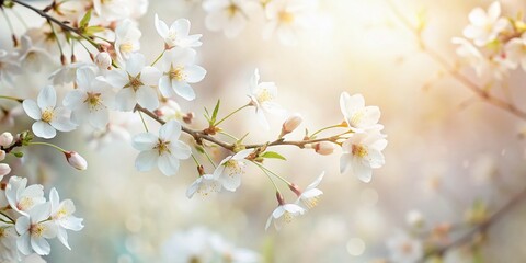 Obraz premium Subtle Modern Spring Texture: White Abstract Background with Copy Space