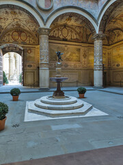 Obraz premium Palazzo Vecchio in city of Florence, Italy