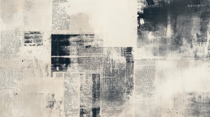 Vintage newspaper clippings overlapping to create a textured collage of historical headlines and stories from the past century. Generative AI