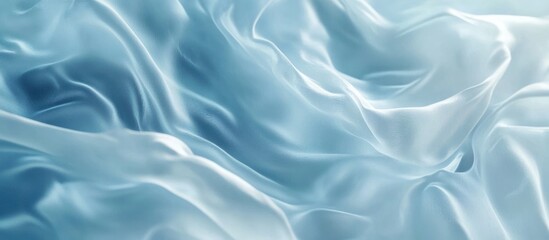 Obraz premium Abstract Blue Silk Fabric