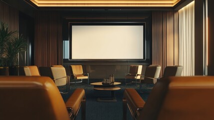 Luxurious Home Theater Room Design: Modern Elegance and Cinematic Experience