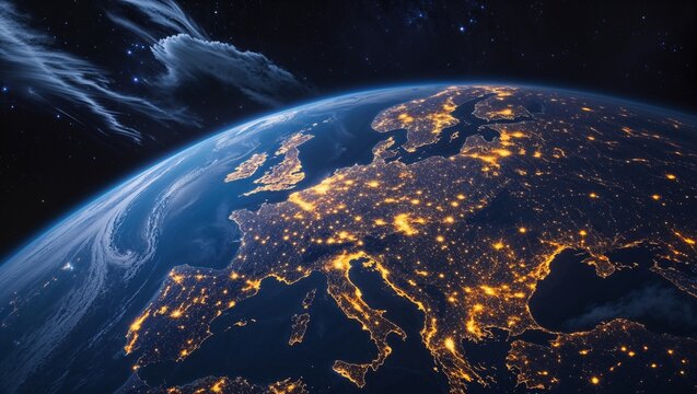 Earth lights from space