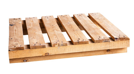 Wooden pallet close up