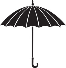 Obraz premium umbrellas silhouette