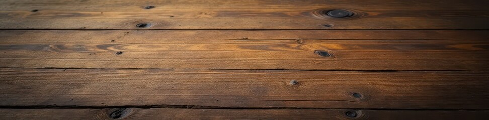 Obraz premium Rustic brown wooden table top, grain texture visible, template, brown, wood texture