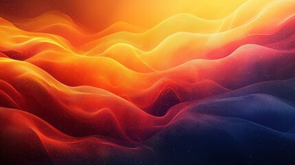 Fototapeta premium Abstract waves of vibrant colors creating a dynamic visual experience.