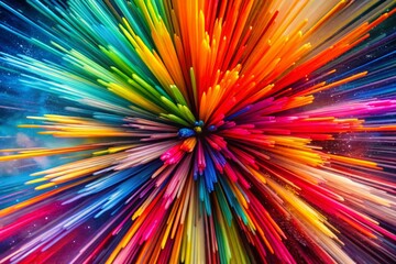 Vibrant Color Burst Pattern: Abstract Background for Advertising & Marketing