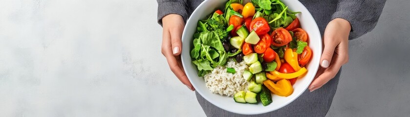 Dietitian preparing a meal plan for a patient with chronic health issues