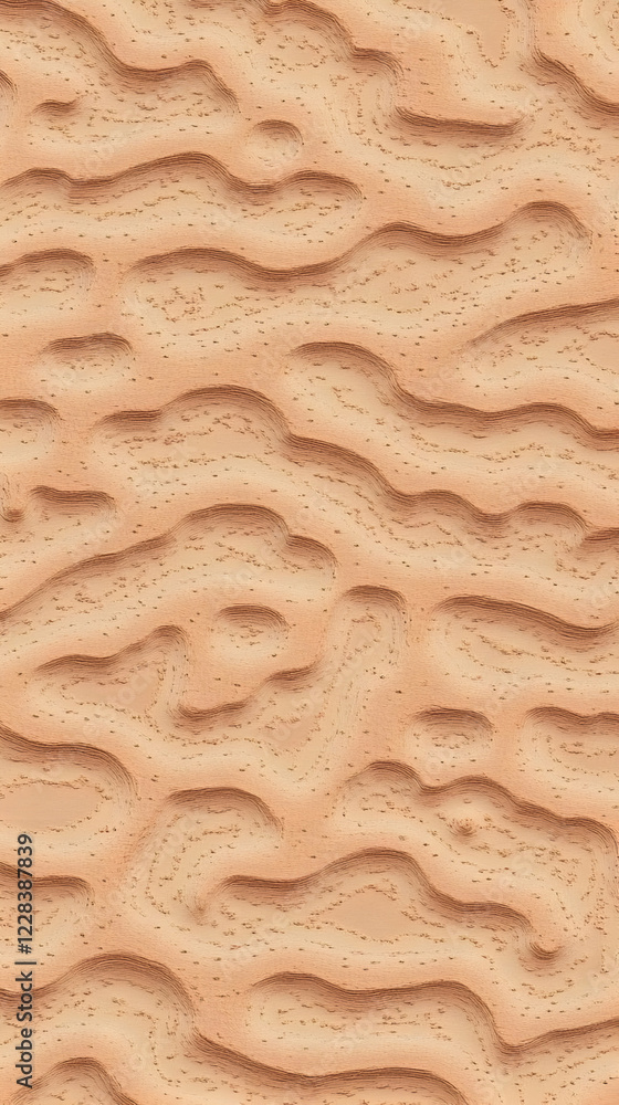 Poster abstract 3d wood grain texture background forms wavy patterns seamlessly with natural color