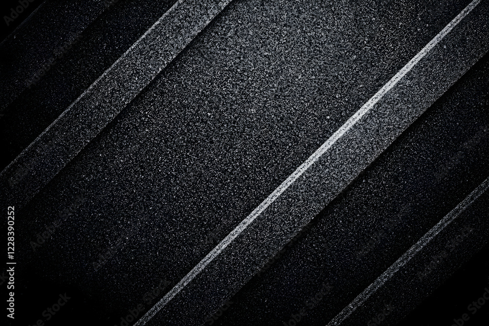 Poster dark textured surface with diagonal stripes creates a modern abstract background.