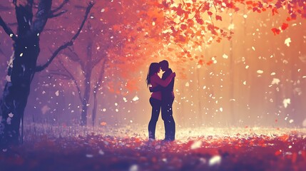 Obraz premium Couples sharing a warm embrace after being separated for a long time