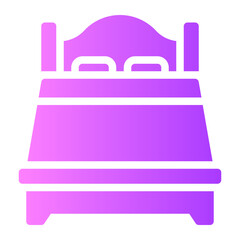 bed gradient icon