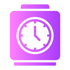 clock gradient icon