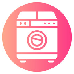 washing machine gradient icon