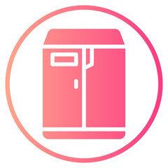 fridge gradient icon