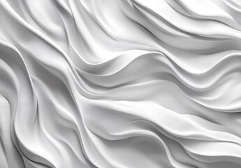 Obraz premium White 3 d background with wave illustration