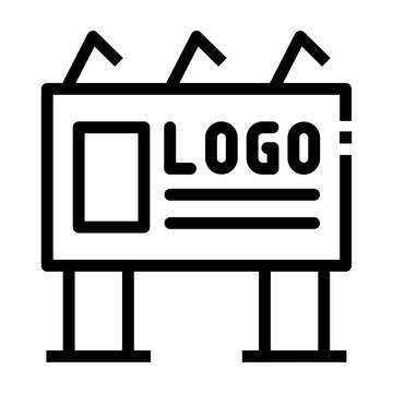 billboard Line Icon