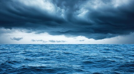 Fototapeta premium Dark Stormy Ocean