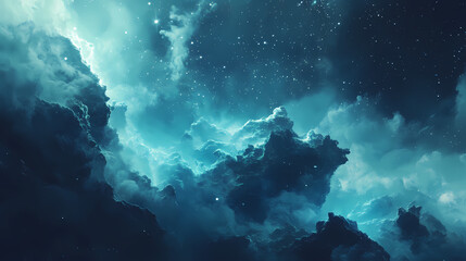 lagoon nebula. Stellar Lagoon. Illustration