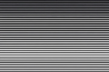 Abstract Black and White Horizontal Stripes Background Design, Simple and Elegant Pattern